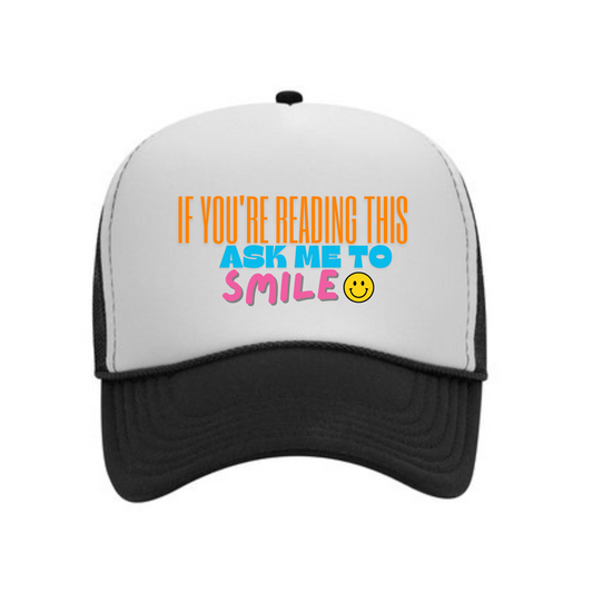 Dare Cap-If (You're Reading This Dare Me To Ask me to Smile)